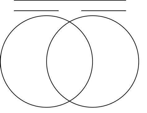 Printable Venn Diagram With 2 Circles